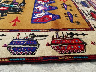 Aghan shindand baluch war rug best trible war rug tanks 144 x 92 cm 2