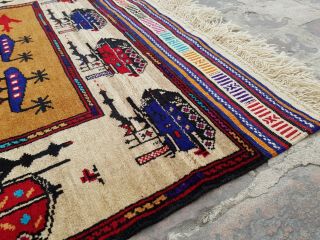 Aghan shindand baluch war rug best trible war rug tanks 144 x 92 cm 6