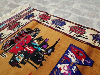 Aghan shindand baluch war rug best trible war rug tanks 144 x 92 cm 7