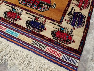 Aghan shindand baluch war rug best trible war rug tanks 144 x 92 cm 8