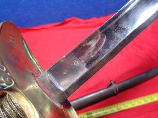 ANTIQUE FRENCH NAPOLEONIC HEAVY CAVALRY CUIRASSIER SWORD 11