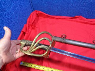 Antique French Napoleonic Heavy Cavalry Cuirassier Sword