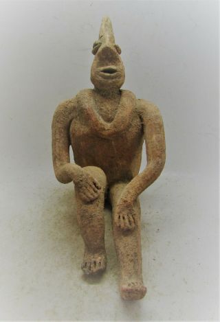 Neolithic European Cucuteni Trypillia Terracotta Figurine Very Rare