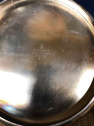 Reed & Barton Bowl with Pedestal 3610 USN US Navy Mayfair Silver soldered 6