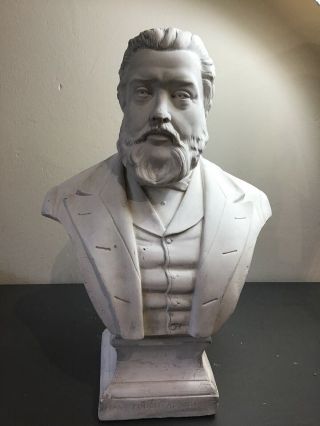 Charles Haddon Spurgeon Antique Bust By Robinson Leadbeater 1893