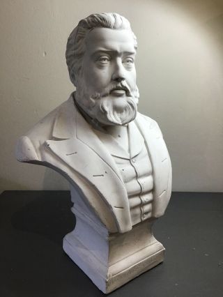Charles Haddon Spurgeon Antique Bust by Robinson Leadbeater 1893 2