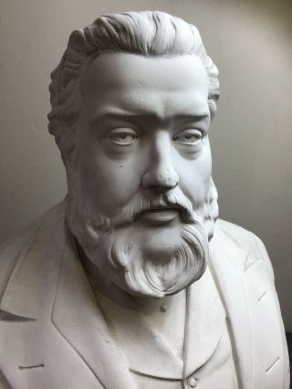 Charles Haddon Spurgeon Antique Bust by Robinson Leadbeater 1893 3