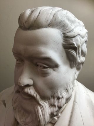 Charles Haddon Spurgeon Antique Bust by Robinson Leadbeater 1893 4