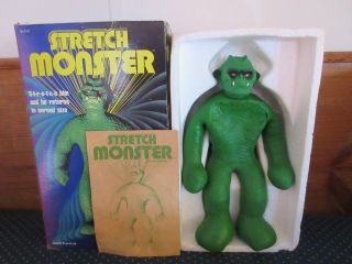 1977 Stretch Monster Figure By Kenner With Instructions And Box