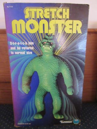 1977 Stretch Monster Figure by Kenner with Instructions and Box 5