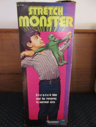 1977 Stretch Monster Figure by Kenner with Instructions and Box 6
