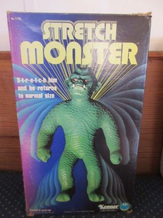 1977 Stretch Monster Figure by Kenner with Instructions and Box 7