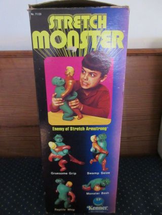 1977 Stretch Monster Figure by Kenner with Instructions and Box 8