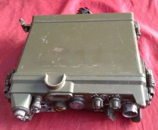 Vintage Us Army Prc - 28 Radio Receiver Transmitter Artillery Observer Radio (nr)