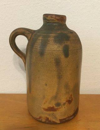 Antique Meyer Pottery Christmas Jug Texas Stoneware Crock Rare 2