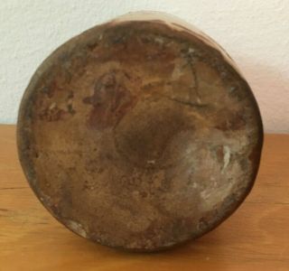 Antique Meyer Pottery Christmas Jug Texas Stoneware Crock Rare 3