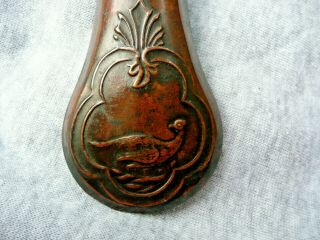 RARE BIRD DESIGN PRIMING GUN CASE SIZE POWDER FLASK 6