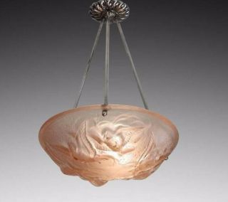 Jean Noverdy 1925 Art Deco Chandelier 5