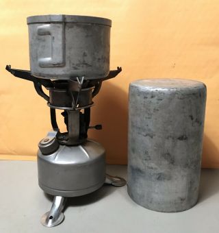 Vintage Wwll 1944 Dated U.  S.  C.  M.  Mfg.  Co.  1945 Camping Stove By Aladdin Wrench