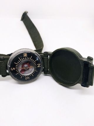 Korean War Us Military Wrist Compass Model 1949 Fee & Stemwedel Chicago 3 - 53