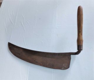 Antique Vintage Hay Knife Cutter Marked J.  F.  Taylor Agt,  Cast Steel,  Sharp