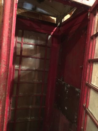 Carron Vintage Phone Booth Antique United Kingdom 10