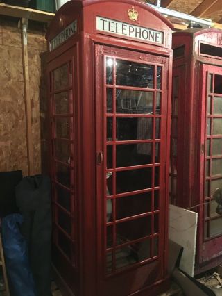 Carron Vintage Phone Booth Antique United Kingdom
