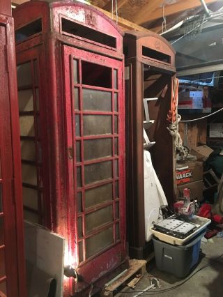 Carron Vintage Phone Booth Antique United Kingdom 4