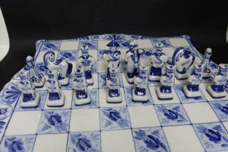 FINE QUALITY LARGE OLD RUSSIAN CHESS SET - SIGNED - VERY RARE - L@@K 8