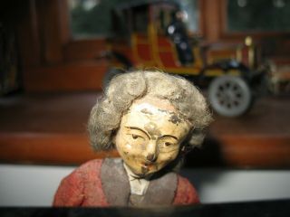 ANTIQUE FERNAND MARTIN PIANO PLAYER AUTOMATON FRANCE PIANIST TINPLATE TIN TOY 10