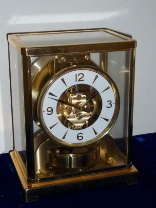Jaeger Lecoultre Atmos Perpetual Motion Mantel Clock Caliber 526 - 5 Serial 1950 