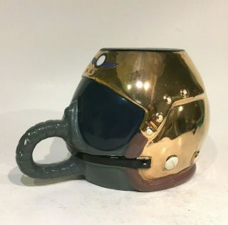 Vintage U.  S.  Navy Anti - Submarine Warfare Flight Helmet Coffee Cup Mug 2