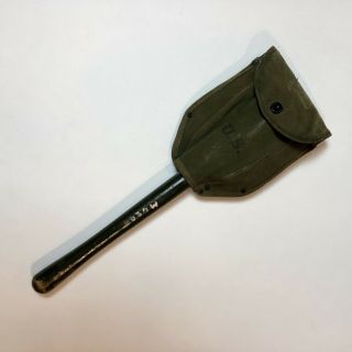Us Army Ww2 Folding Shovel/pick Entrenching Tool With Cover
