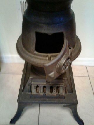 Antique Pot belly stove 4
