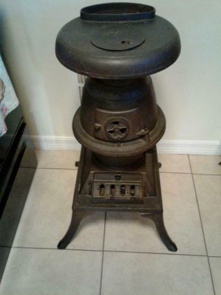 Antique Pot belly stove 6