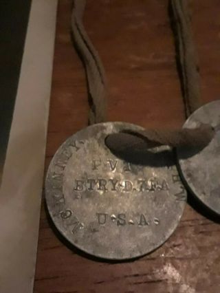 World War 1 Dog Tags And Soldier Photo History 2