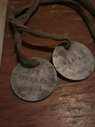 World War 1 Dog Tags And Soldier Photo History 5