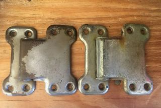 Vintage Butterfly Hinge Set For Ge Monitor - Top Refrigerator/ice Box