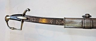 NAPOLEONIC FRENCH CONSULAR GUARD OLD GUARD LATER IMPERIAL GUARD OFFICER SWORD 3