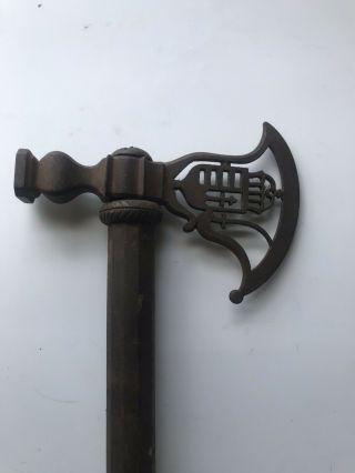 Antique Hungarian Battle Axe War Hammer 1848