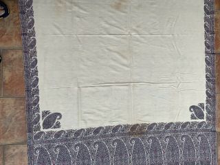 Antique 19TH Century Kashmir Style Paisley Shawl Firdy 54 