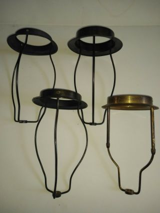 Antique Lighting Parts.  Set Of4 Arps Specialist Tiffany Style Stain Glass Shades