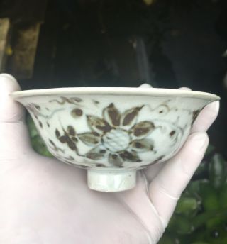 Small Old And Antique Chinese 14th Century Yuan Dynasty Bowl