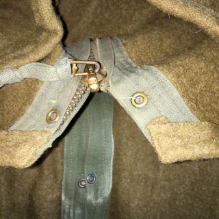 Vtg WWII WW2 Date - 1944 Olive Wool U.  S Army Military Siegmund Werner Sleeping Bag 6