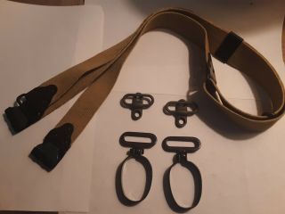 Wwi M1903 Springfield Sling And Sling Clips
