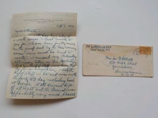 Wwii Letter 1941 Macarthur Chief Fort Mills Philippine Islands Corregidor Ww2