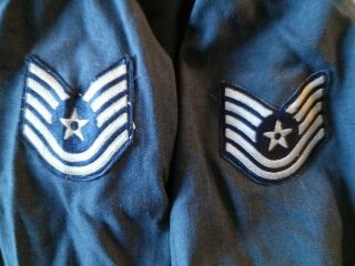 Vintage 1950s U.  S.  Air Force Technical Sergeant Wool Military Jacket - Size 40 3