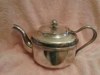 U S Navy Reed & Barton Silver - Soldered Tea Pot 3600 190 1944 Year Mark Ww2