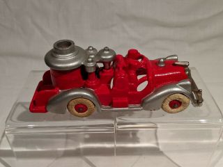 1920 ' s - 1930 ' s HUBLEY IRON TOY FIRE ENGINE: FROM HUBLEY WORKER WITH 99.  9 PAINT 2