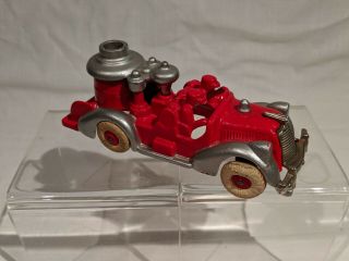 1920 ' s - 1930 ' s HUBLEY IRON TOY FIRE ENGINE: FROM HUBLEY WORKER WITH 99.  9 PAINT 3